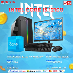 PCZ Complete Desktop Package Intel Core I3-12100