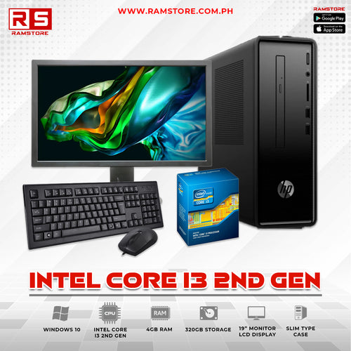 PCZ System Unit Assorted SFF i3-2nd 4GB 320GB HDD PO