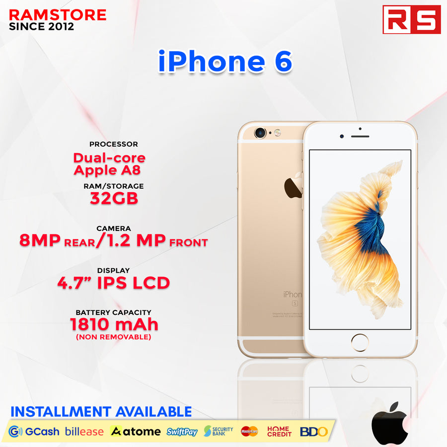 MBC Smartphone Apple iPhone 6 / 32gb ROM – RAMSTORE