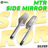 QSG Motor Accessories MTR Side Mirror (Silver )  Promo