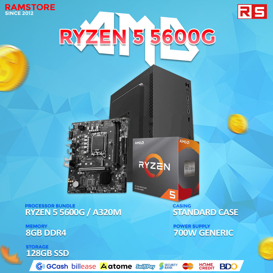 PCZ System Unit Package AMD Ryzen 5 5600G – RAMSTORE