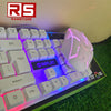 PCZ Inplay STX200 Keyboard Mouse Bundle  RGB (White)