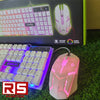 PCZ Inplay STX200 Keyboard Mouse Bundle  RGB (White)