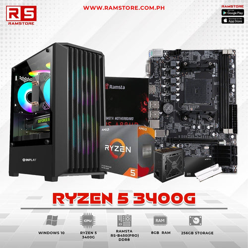 PCZ System Unit AMD Ryzen 5 3400G Ramsta b450