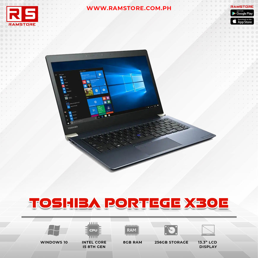 LPR Laptop Toshiba Portege X30E